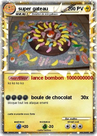 Pokemon super gateau