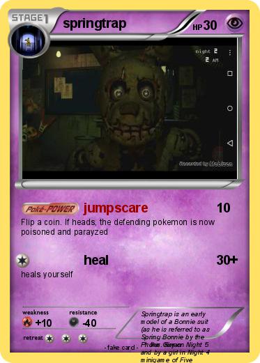 Pokemon springtrap