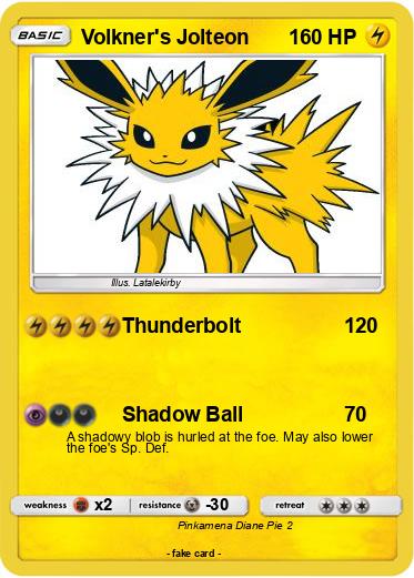 Pokemon Volkner's Jolteon
