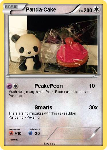 Pokemon Panda-Cake