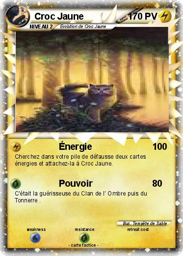Pokemon Croc Jaune