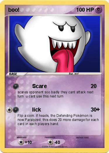 Pokemon boo!