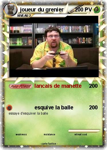 Pokemon joueur du grenier