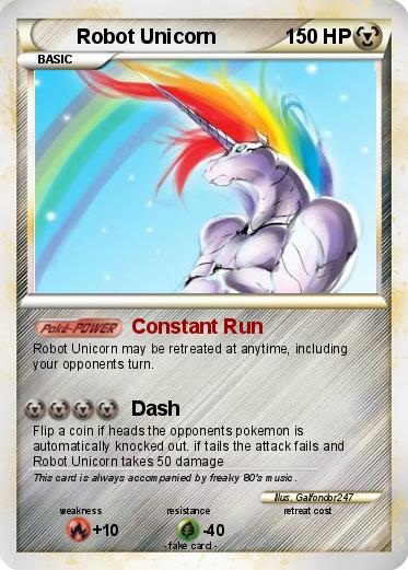 Pokemon Robot Unicorn