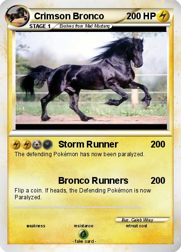 Pokemon Crimson Bronco