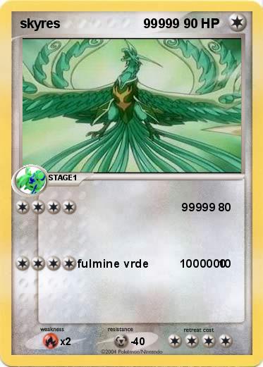 Pokemon skyres                       99999