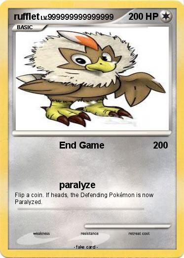 Pokemon rufflet
