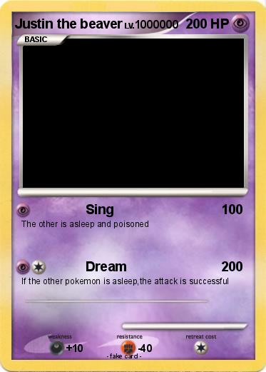 Pokemon Justin the beaver