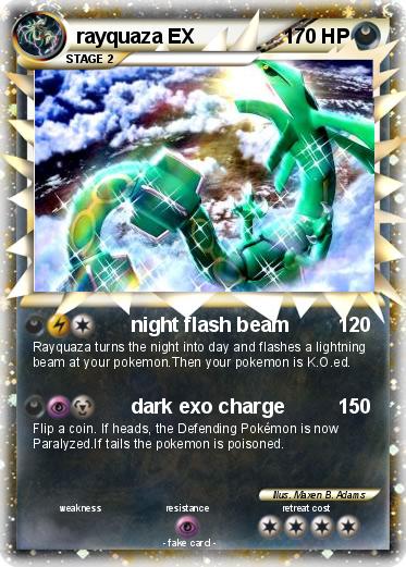 Pokemon rayquaza EX