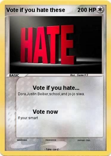 Pokemon Vote if you hate these