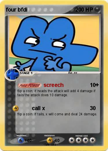 Pokemon four bfdi