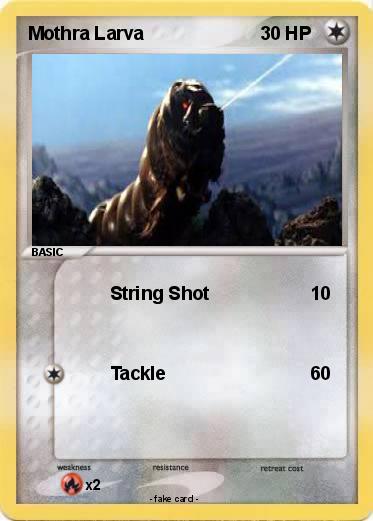 Pokemon Mothra Larva