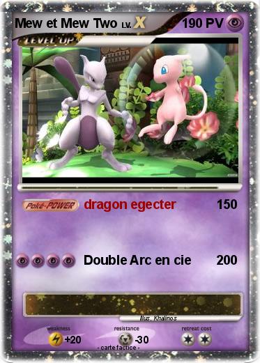 Pokemon Mew et Mew Two