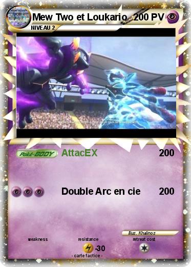 Pokemon Mew Two et Loukario
