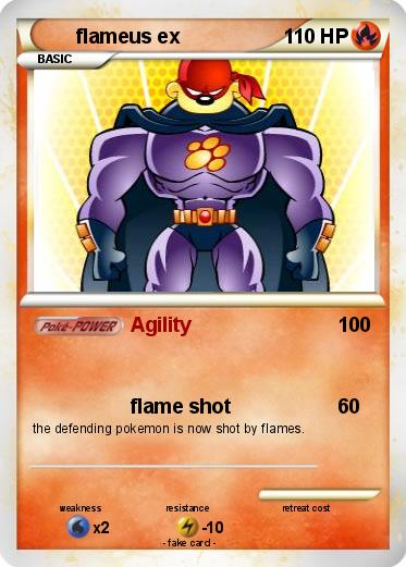 Pokemon flameus ex
