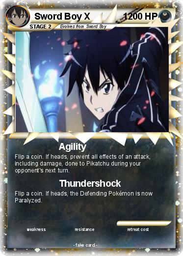 Pokemon Sword Boy X             1