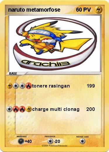 Pokemon naruto metamorfose 