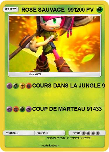 Pokemon ROSE SAUVAGE  991