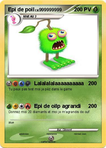Pokemon Epi de poil