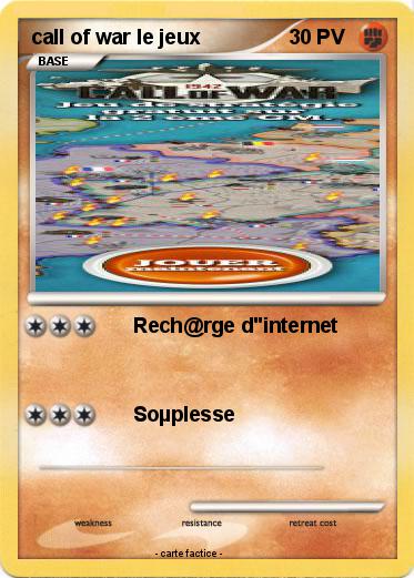 Pokemon call of war le jeux