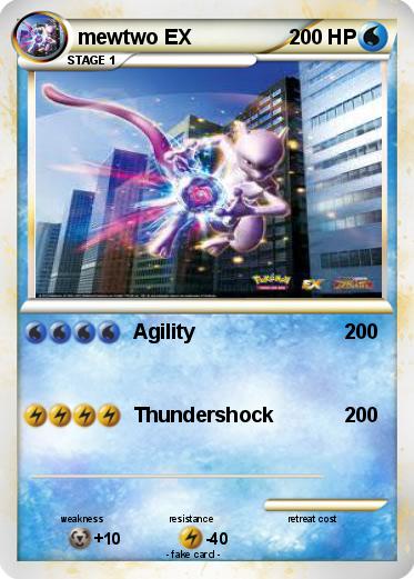 Pokemon mewtwo EX