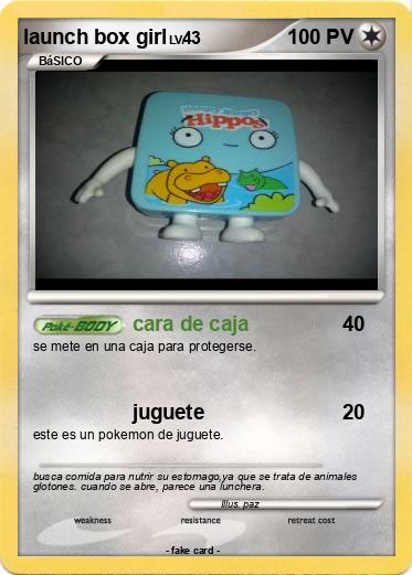 Pokemon launch box girl