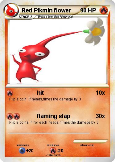 Pokemon Red Pikmin flower