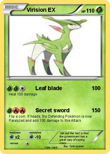 Pokemon Virision EX
