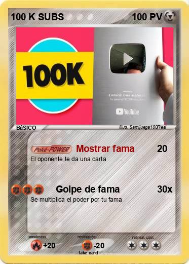 Pokemon 100 K SUBS