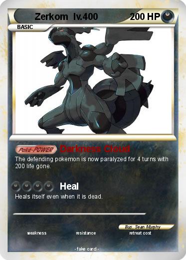Pokemon Zerkom  lv.400