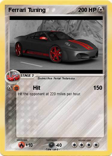 Pokemon Ferrari Tuning