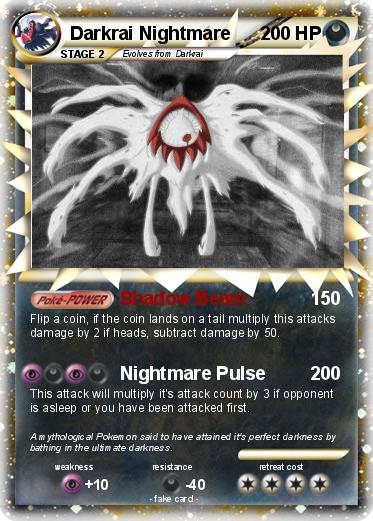 Pokemon Darkrai Nightmare