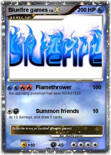 Pokemon Bluefire games