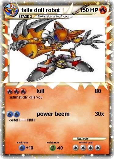 Pokemon tails doll robot