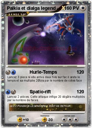 Pokemon Palkia et dialga legend