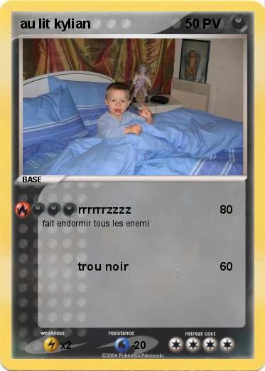 Pokemon au lit kylian