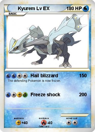 Pokemon Kyurem Lv EX