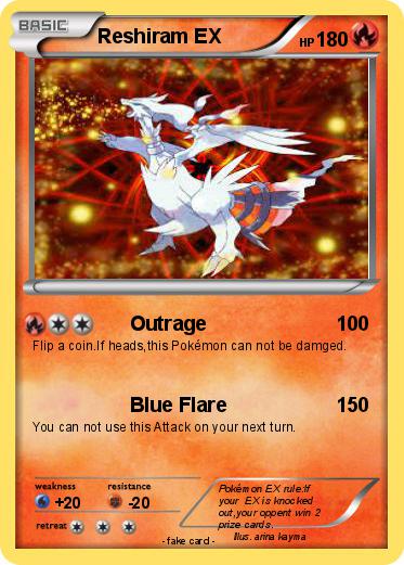 Pokemon Reshiram EX