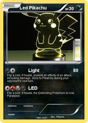 Pokemon Led Pikachu