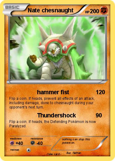 Pokemon Nate chesnaught