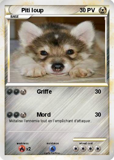 Pokemon Piti loup
