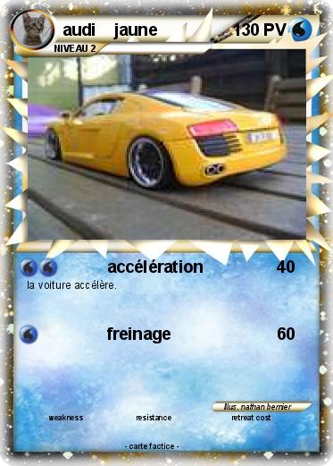 Pokemon audi    jaune
