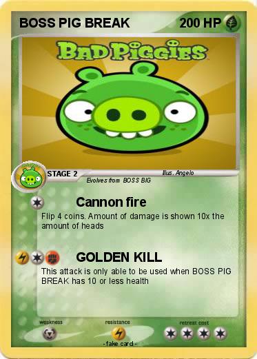 Pokemon BOSS PIG BREAK