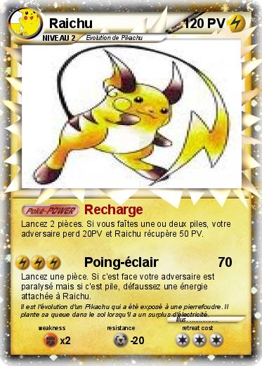 Pokemon Raichu