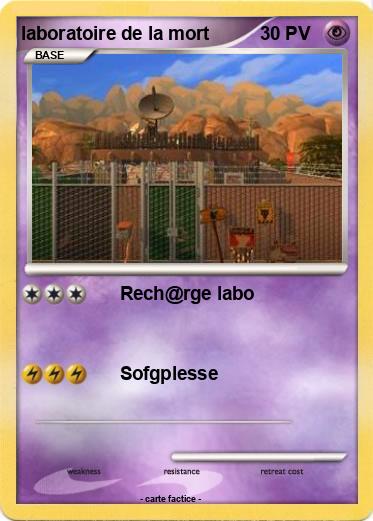 Pokemon laboratoire de la mort