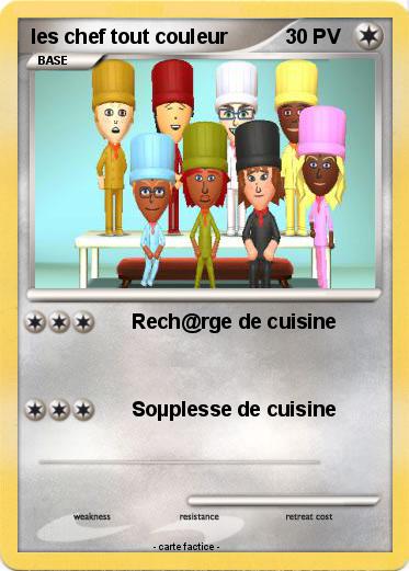 Pokemon les chef tout couleur