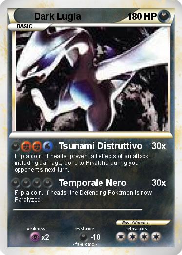 Pokemon Dark Lugia