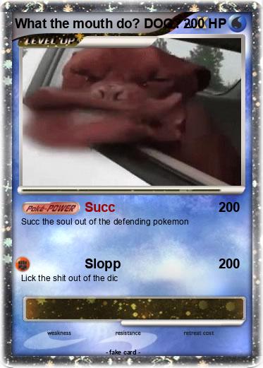 Pokemon What the mouth do? DOG?