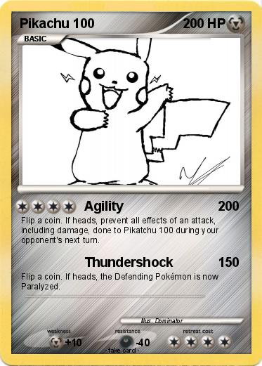 Pokemon Pikachu 100