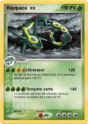 Pokemon Rayquaza   ex